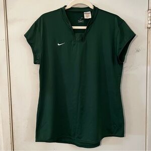 Nike Women's Dark Green Jersey Top